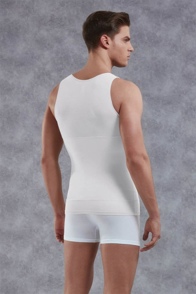 Doreanse Erkek Pamuk Geniş Yaka Toparlayıcı Korse Atlet 5950