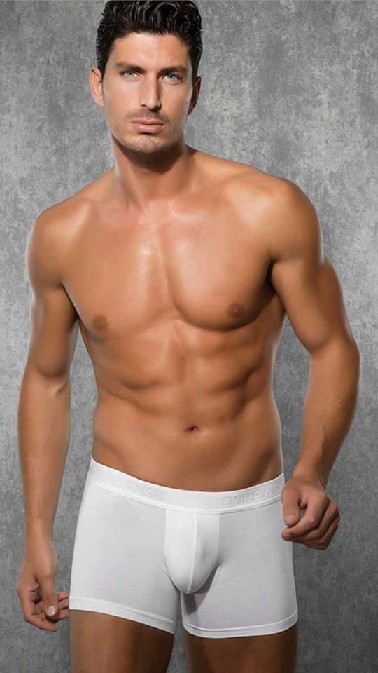 Erkek Modal Ince Kumaş Torbalı Normal Paça Boxer 1722 Beyaz