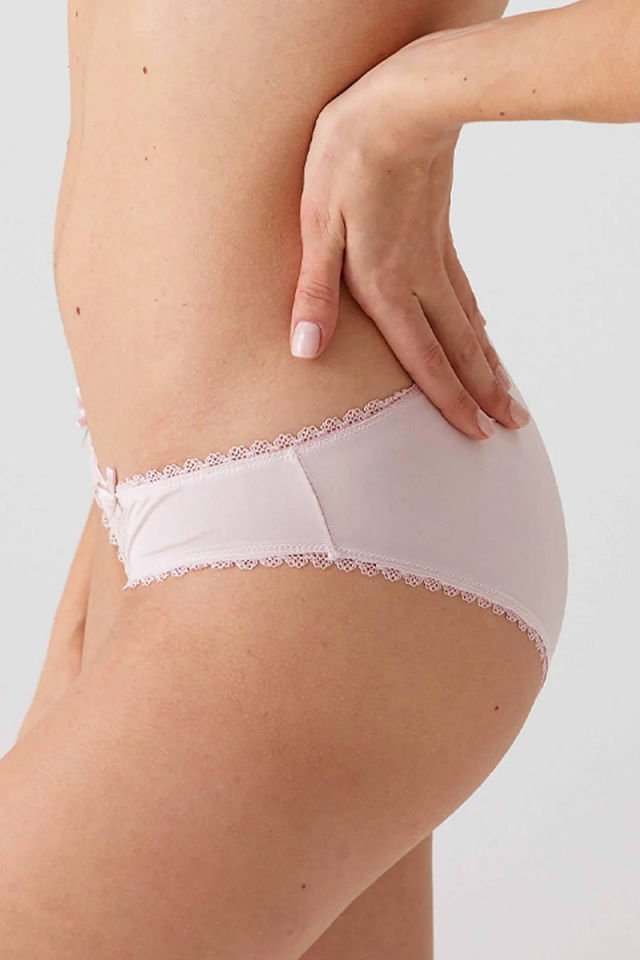 Pierre Cardin 4561 Balenli Dantelli Destekli Sütyen Takım Pudra