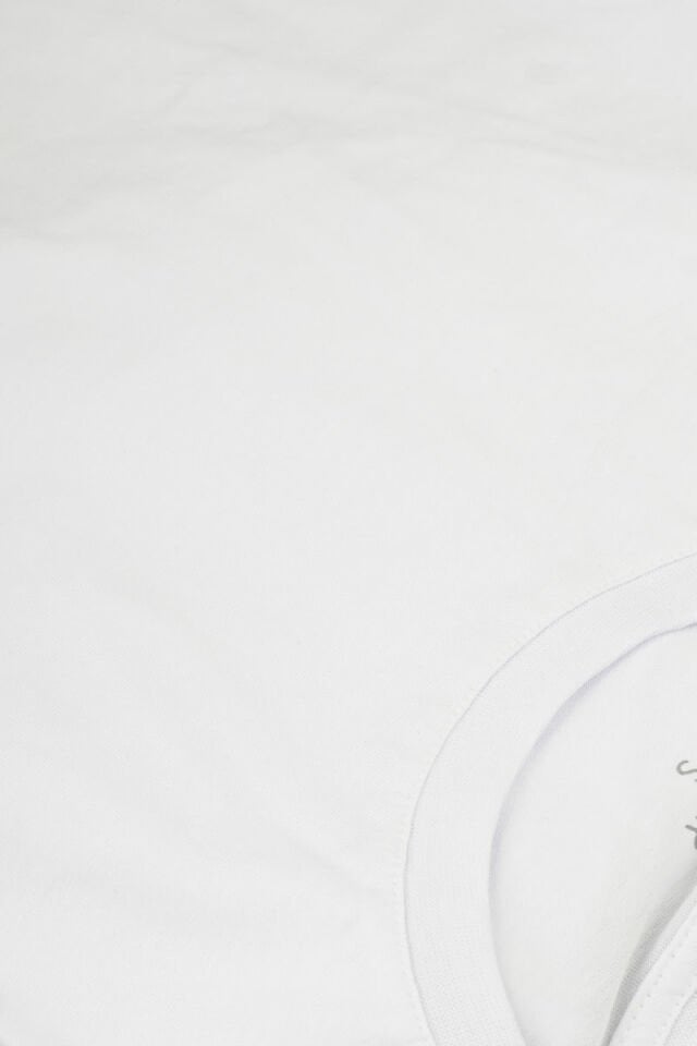 Unisex Baskılı Beyaz Tişört Summer