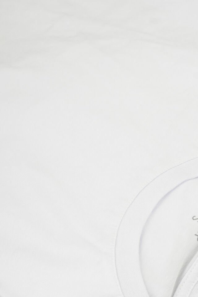 Unisex Baskılı Beyaz Tişört Surfing