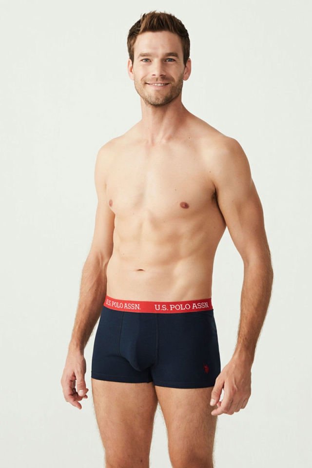 U.S. POLO ASSN. Erkek Pamuklu 3Lü Erkek Boxer 80253