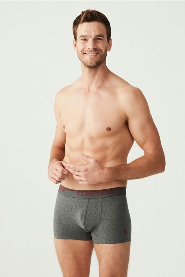 U.S. POLO ASSN. Erkek Pamuklu 3Lü Erkek Boxer 80097