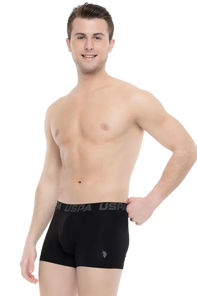 U.S. POLO ASSN. Erkek Pamuklu 3Lü Erkek Boxer 80496
