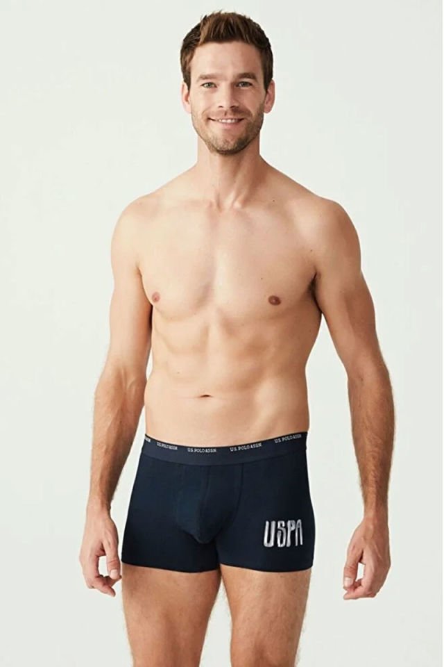 U.S. POLO ASSN. Erkek Pamuklu 3Lü Erkek Boxer 80338