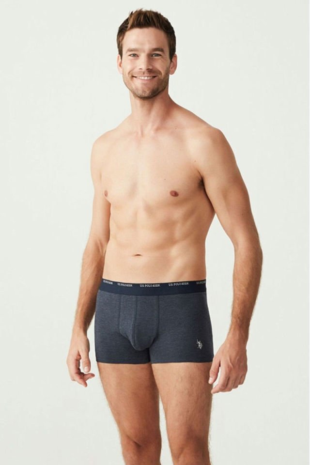 U.S. POLO ASSN. Erkek Pamuklu 3Lü Erkek Boxer 80338