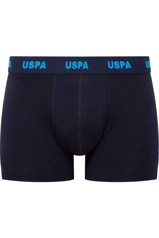 U.S. POLO ASSN. Erkek Pamuklu 3Lü Erkek Boxer 80509