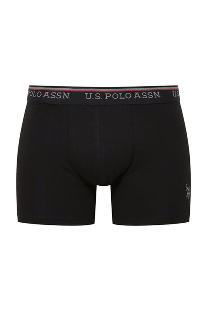 U.S. POLO ASSN. 80481 Uzun Paça Modal Erkek Boxer Siyah