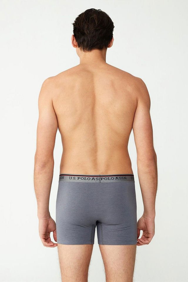 U.S. POLO ASSN. 80481 Uzun Paça Modal Erkek Boxer Antrasit
