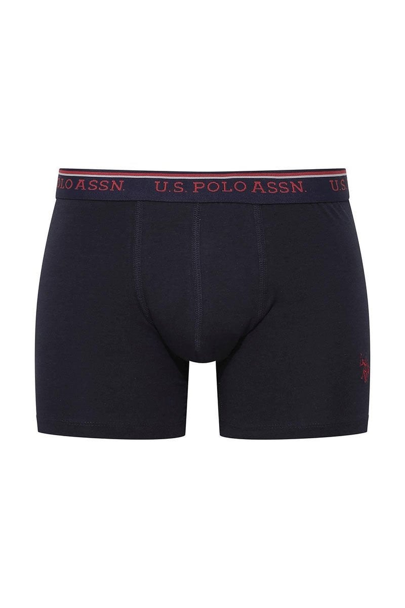 U.S. POLO ASSN. 80481 Uzun Paça Modal Erkek Boxer Lacivert