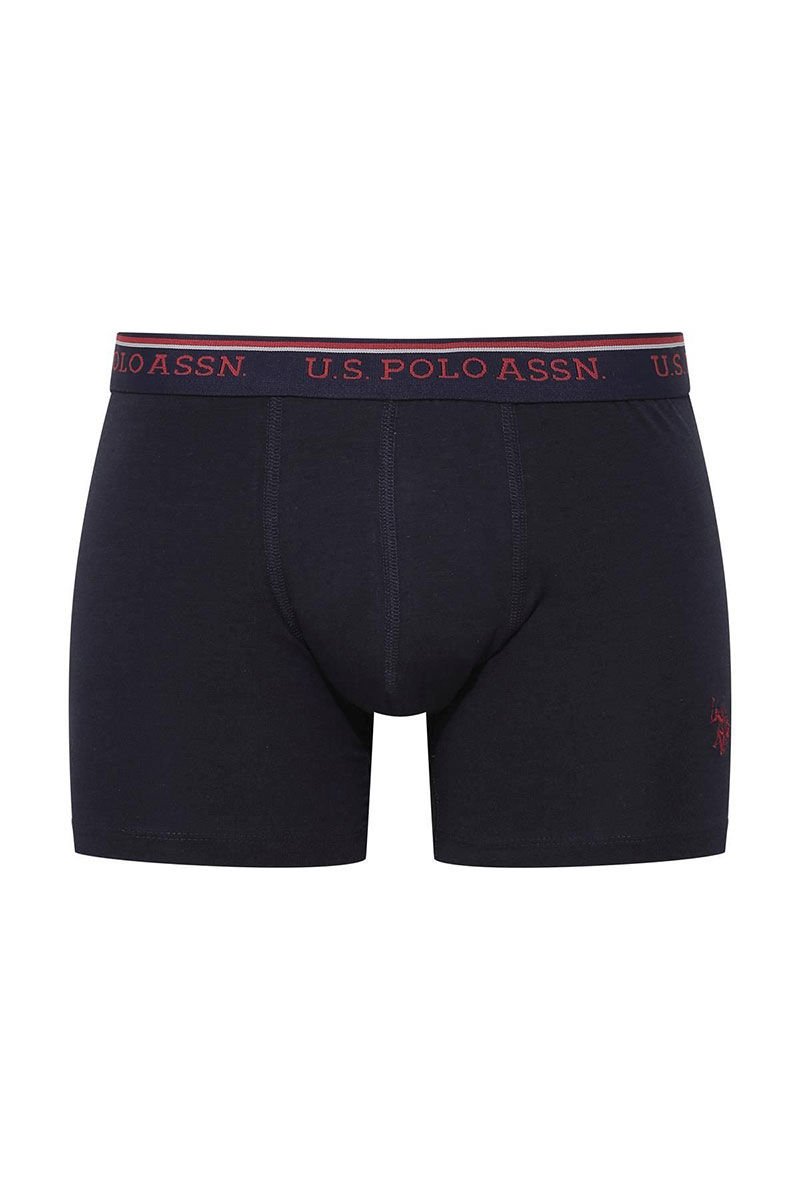 U.S. POLO ASSN. 80481 Uzun Paça Modal Erkek Boxer Lacivert