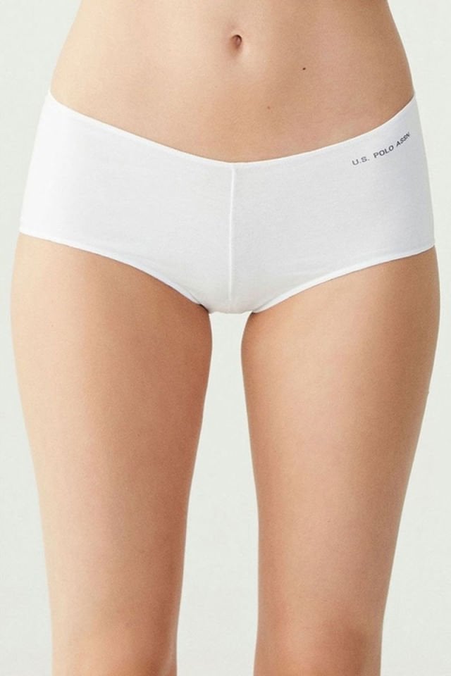 U.S. POLO ASSN. 67004 Kadın 5'li Kıl Lastikli Şort Boxer TBS