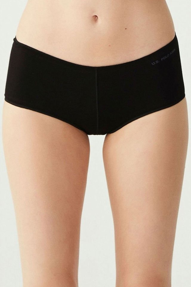 U.S. POLO ASSN. 67004 Kadın 5'li Kıl Lastikli Şort Boxer TBS