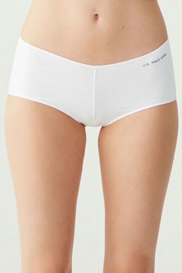U.S. POLO ASSN. 67004 Kadın 5'li Kıl Lastikli Şort Boxer TBSFL
