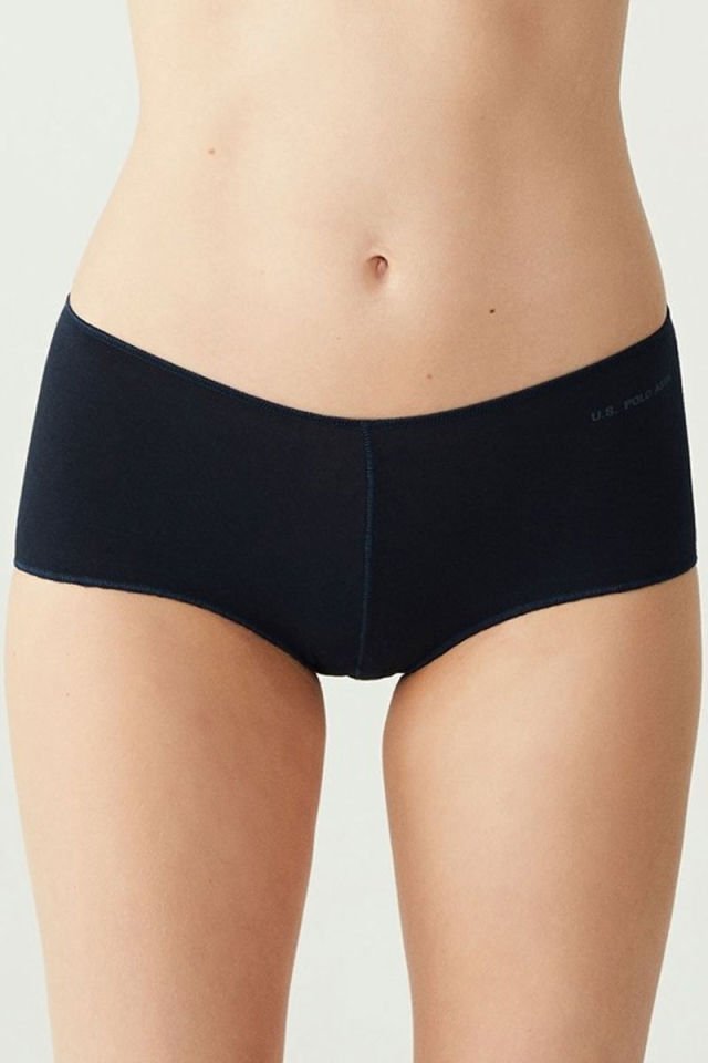 U.S. POLO ASSN. 67004 Kadın 5'li Kıl Lastikli Şort Boxer TBSFL