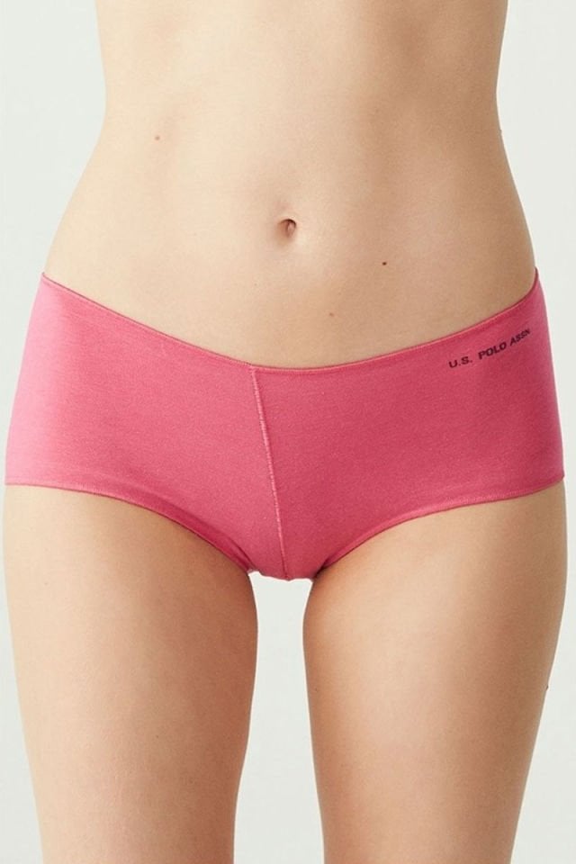 U.S. POLO ASSN. 67004 Kadın 5'li Kıl Lastikli Şort Boxer TBSFL