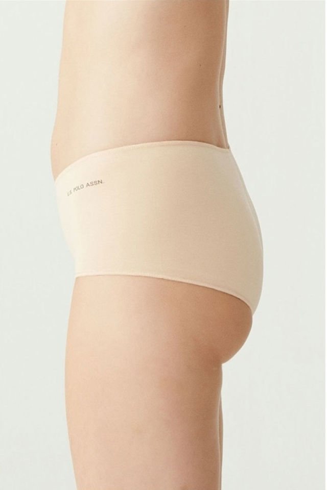 U.S. POLO ASSN. 67004 Kadın 5'li Kıl Lastikli Şort Boxer TBSFL