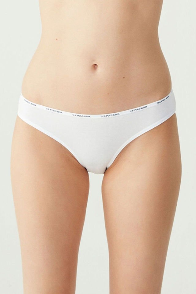 U.S. POLO ASSN. 67002 Kadın 5'li Yüksek Bel Slip TBSFL