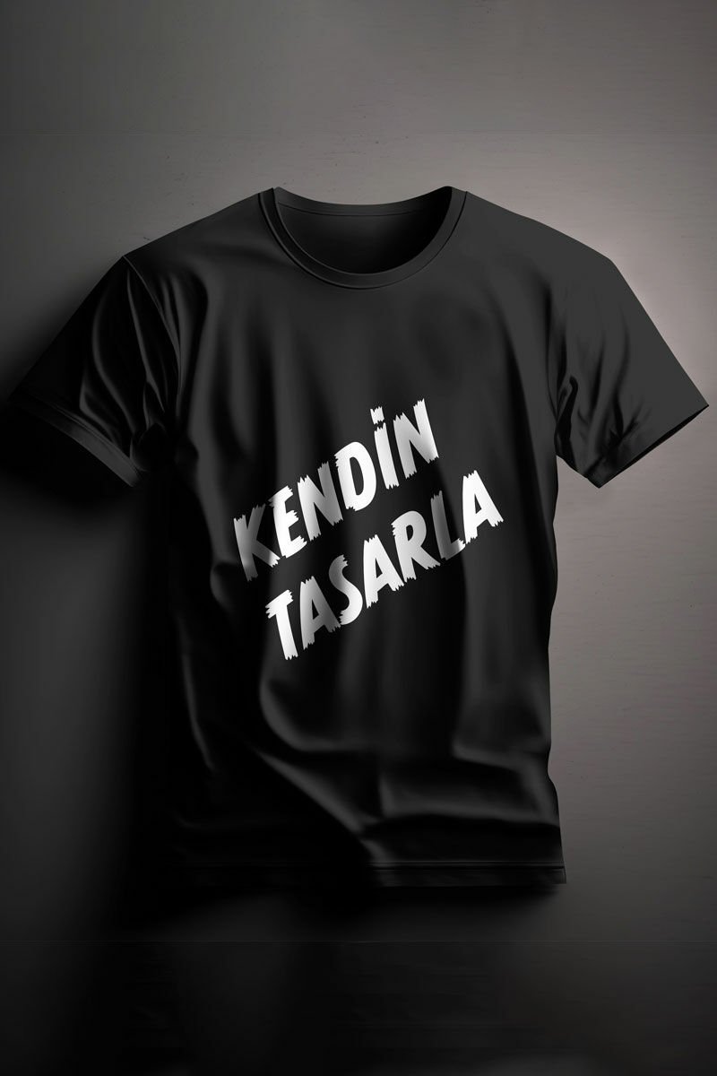 Unisex Regular Kendin Tasarla Siyah