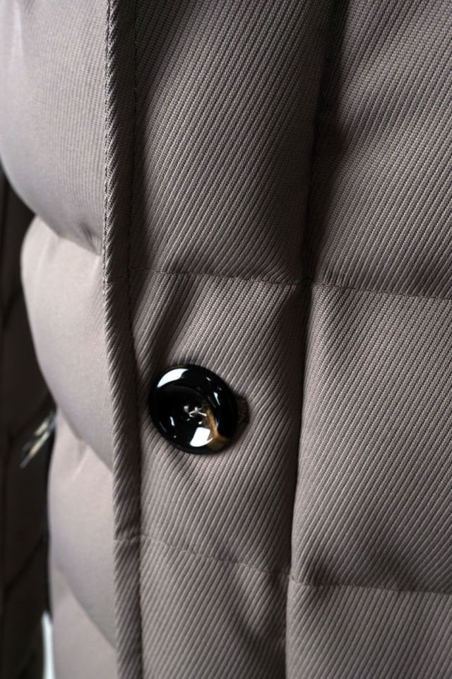 Cristobal Kürk Kapişonlu Mont Açık Kahve 1708