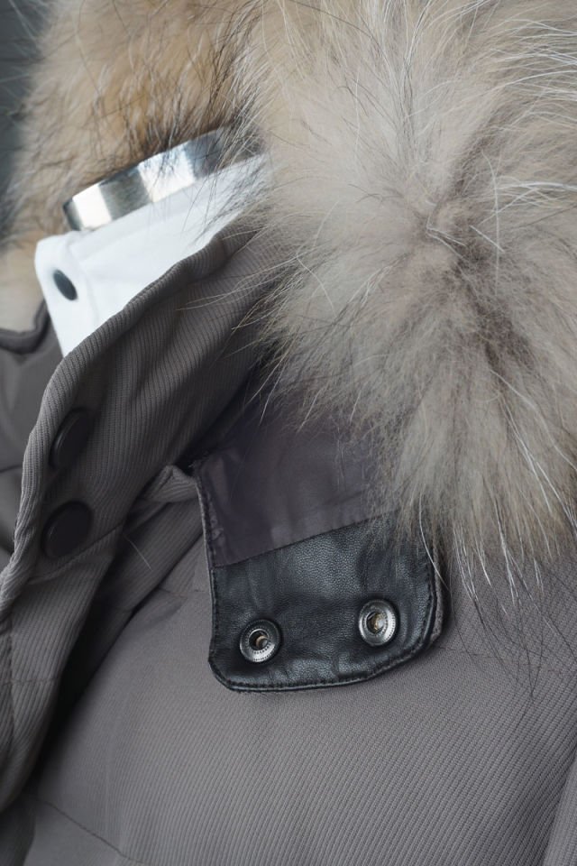 Cristobal Kürk Kapişonlu Mont Açık Kahve 1708