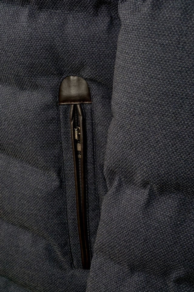 Cristobal Kürk Kapişonlu Mont Denim 1708