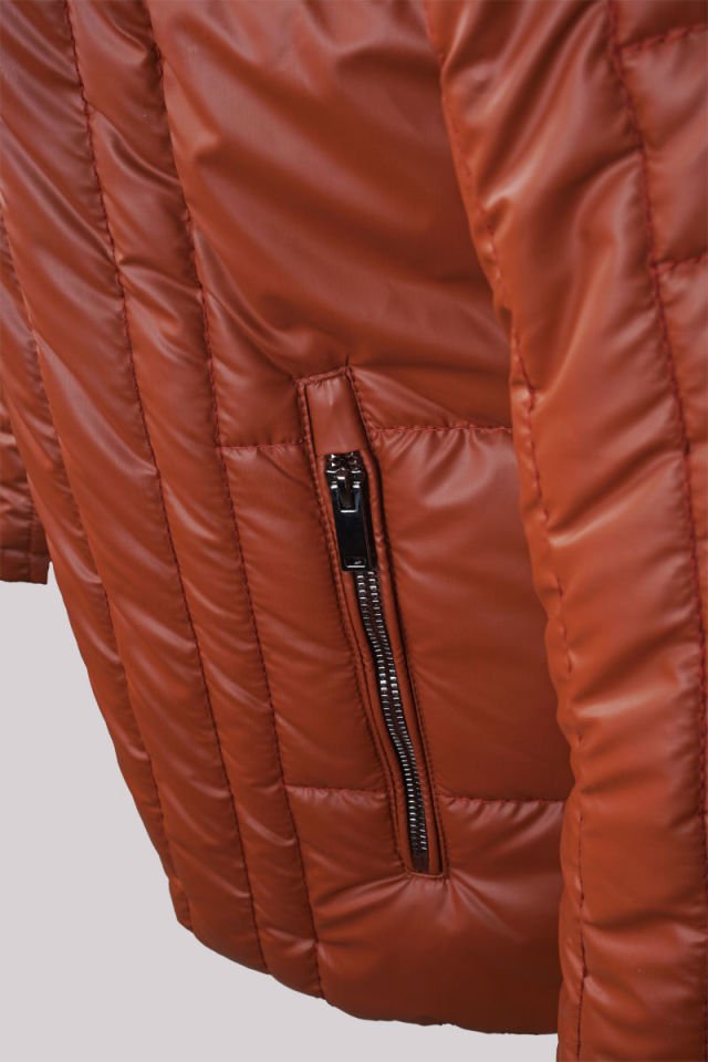 Cristobal Yaka Kürklü Mont Turuncu 2001-08