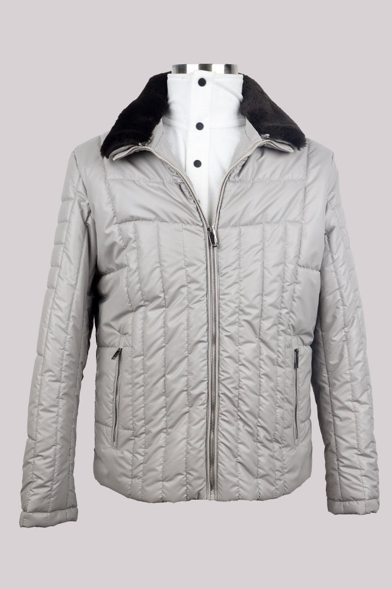 Cristobal Yaka Kürklü Mont Bej 2001-08