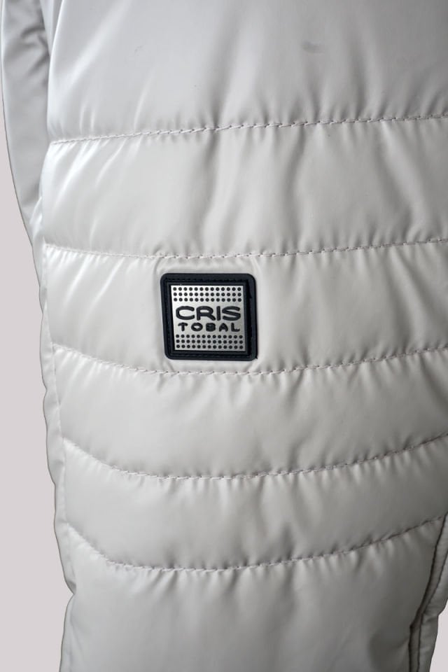 Cristobal Yaka Kürklü Mont Bej 2001-08