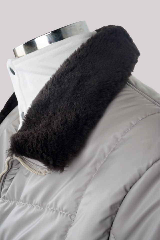 Cristobal Yaka Kürklü Mont Bej 2001-08