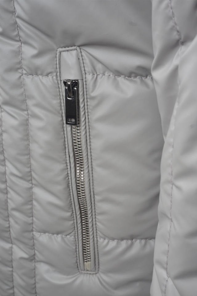 Cristobal Yaka Kürklü Mont Bej 2001-08