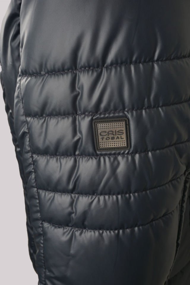 Cristobal Yaka Kürklü Mont Lacivert 2001-08