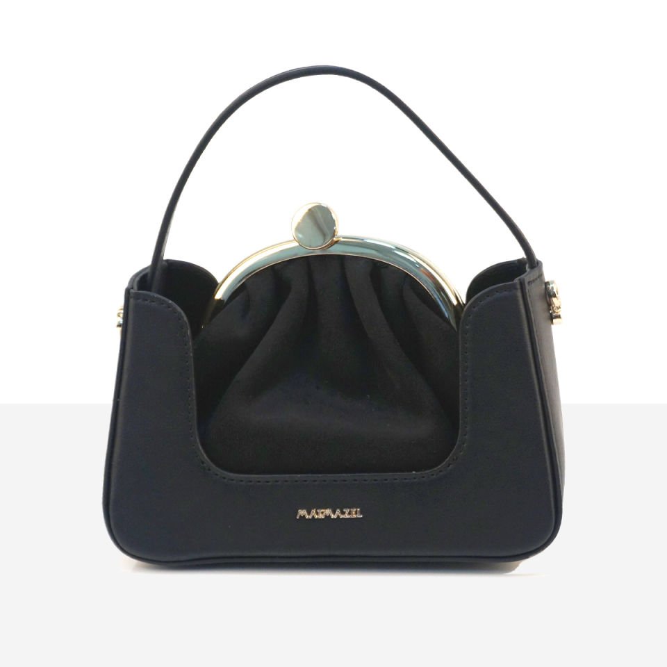 Mademoiselle Hand and Shoulder Bag Black 441T