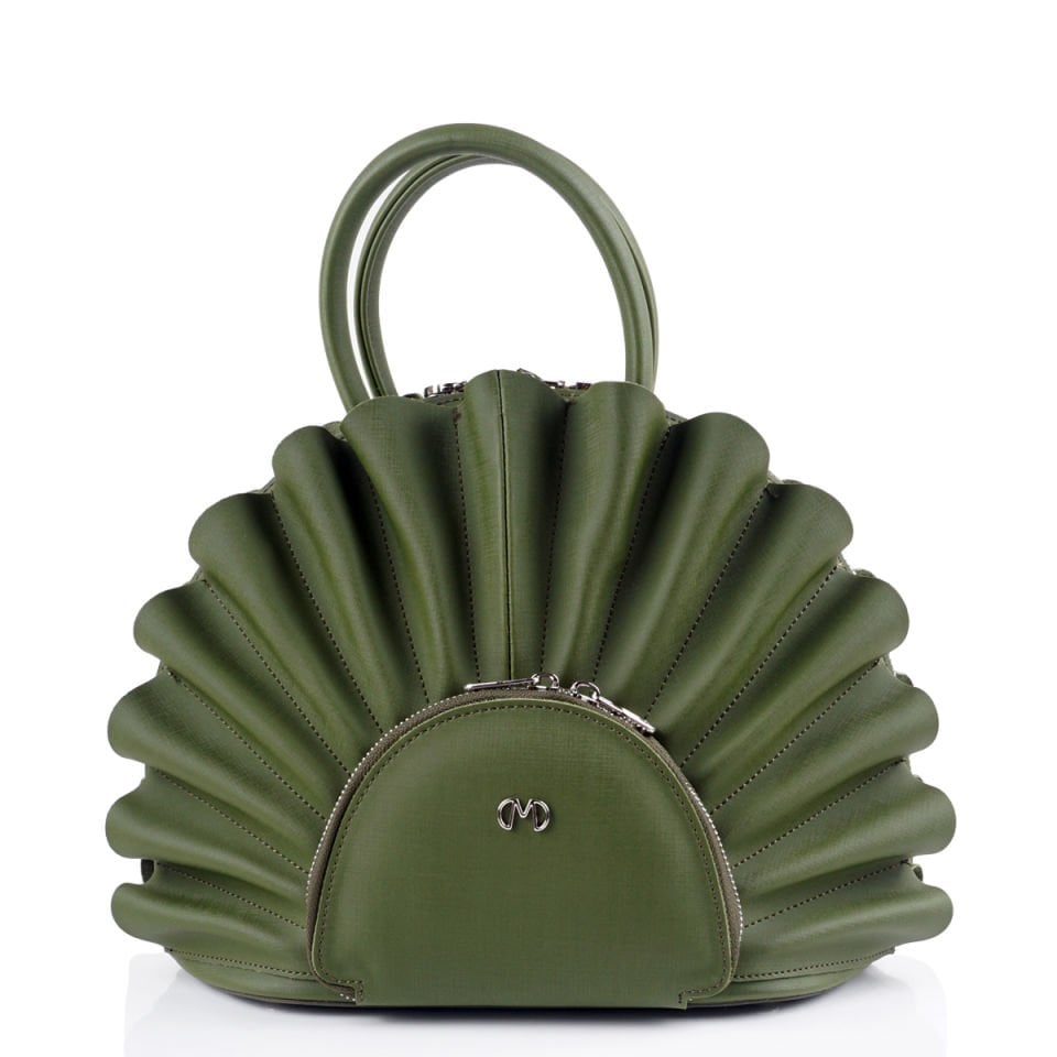 Mademoiselle Vilona Hand And Shoulder Bag Green