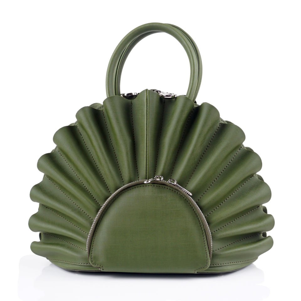 Mademoiselle Vilona Hand And Shoulder Bag Green
