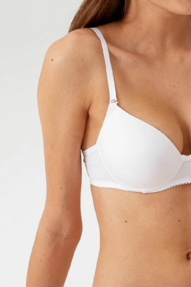 Pierre Cardin 6000 Emily Desteksiz Sütyen Beyaz