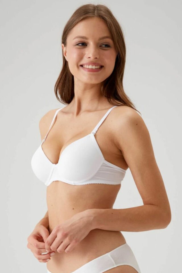 Pierre Cardin 6000 Emily Desteksiz Sütyen Beyaz