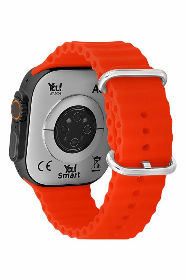 You Watch A8-A81 You Smart Black & Red Silicon Kol Saati