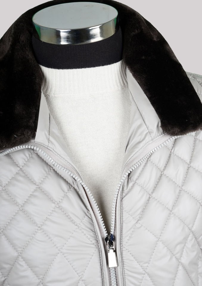 Erkek Kapitone Mont Bej