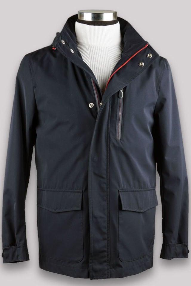 Cristobal Kapüşonlu Baharlık Erkek Mont Lacivert