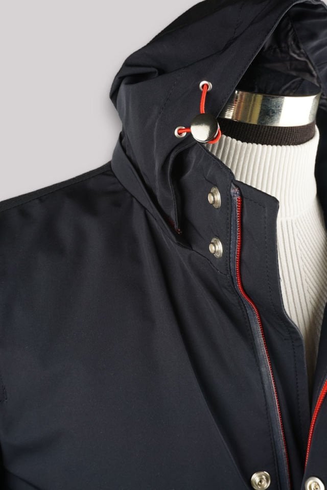 Cristobal Kapüşonlu Baharlık Erkek Mont Lacivert