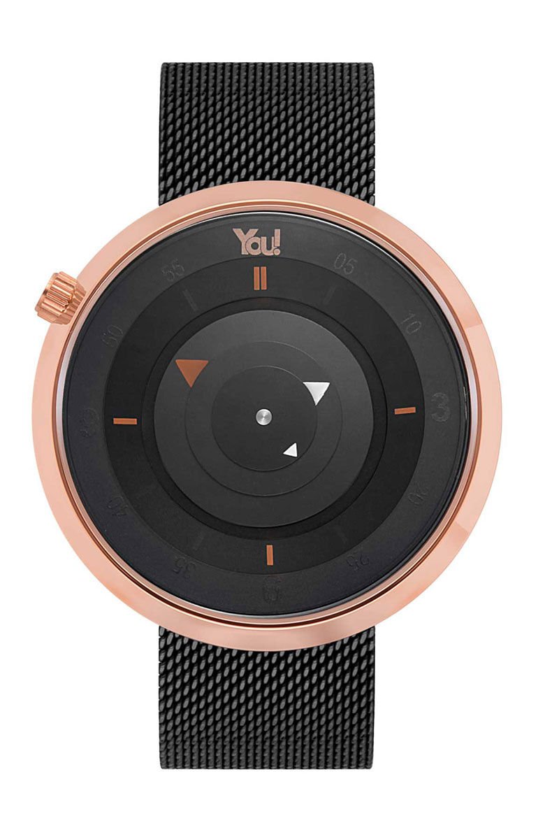 You Watch YW9002 Galaxy Rose Black Kol Saati