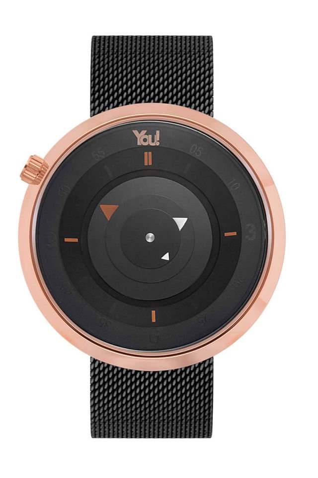 You Watch YW9002 Galaxy Rose Black Kol Saati
