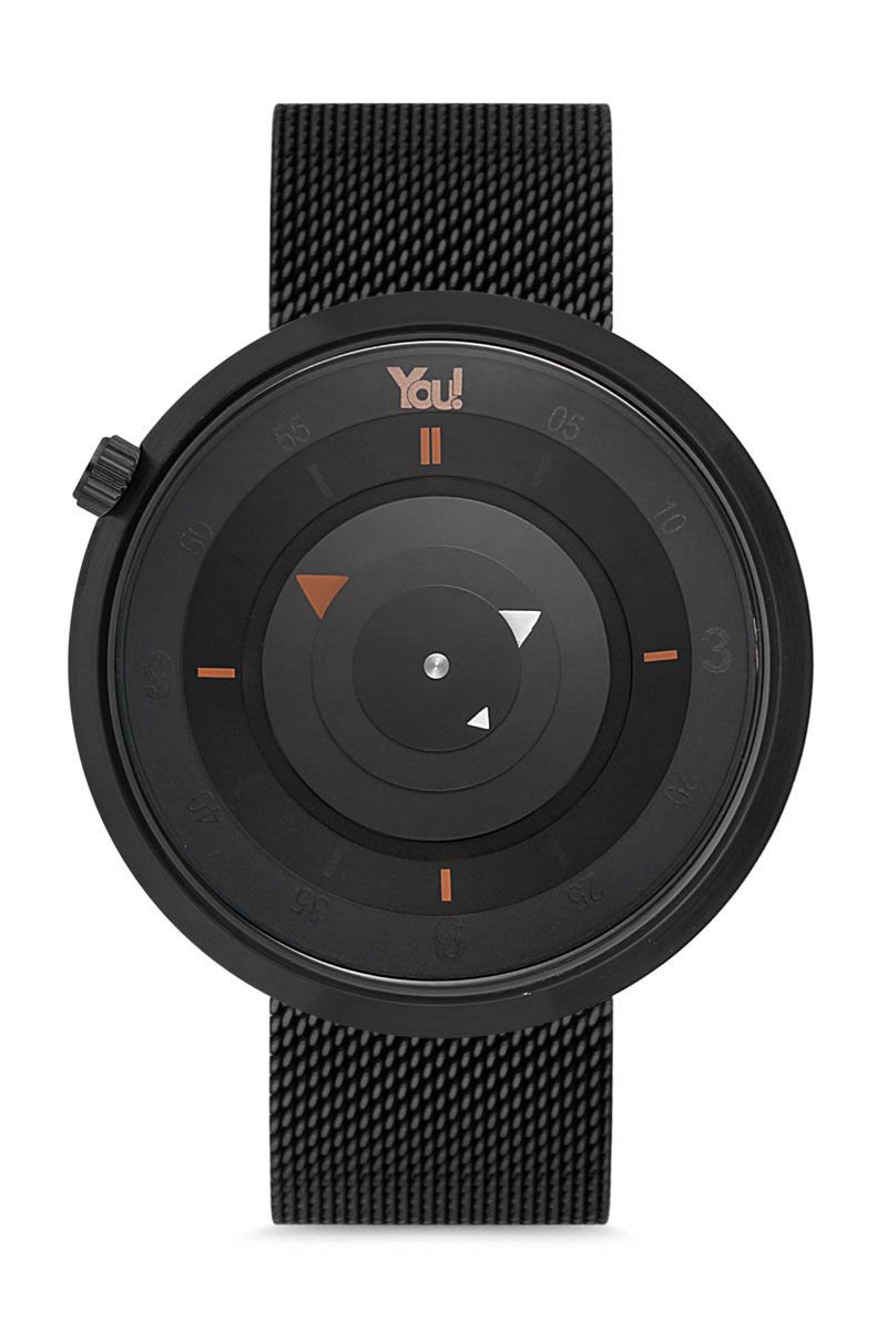 You Watch YW9006 Galaxy Black Kol Saati