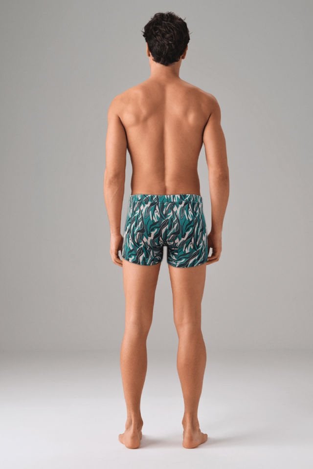 DOREANSE Erkek Akuatik Desenli Boxer 1724