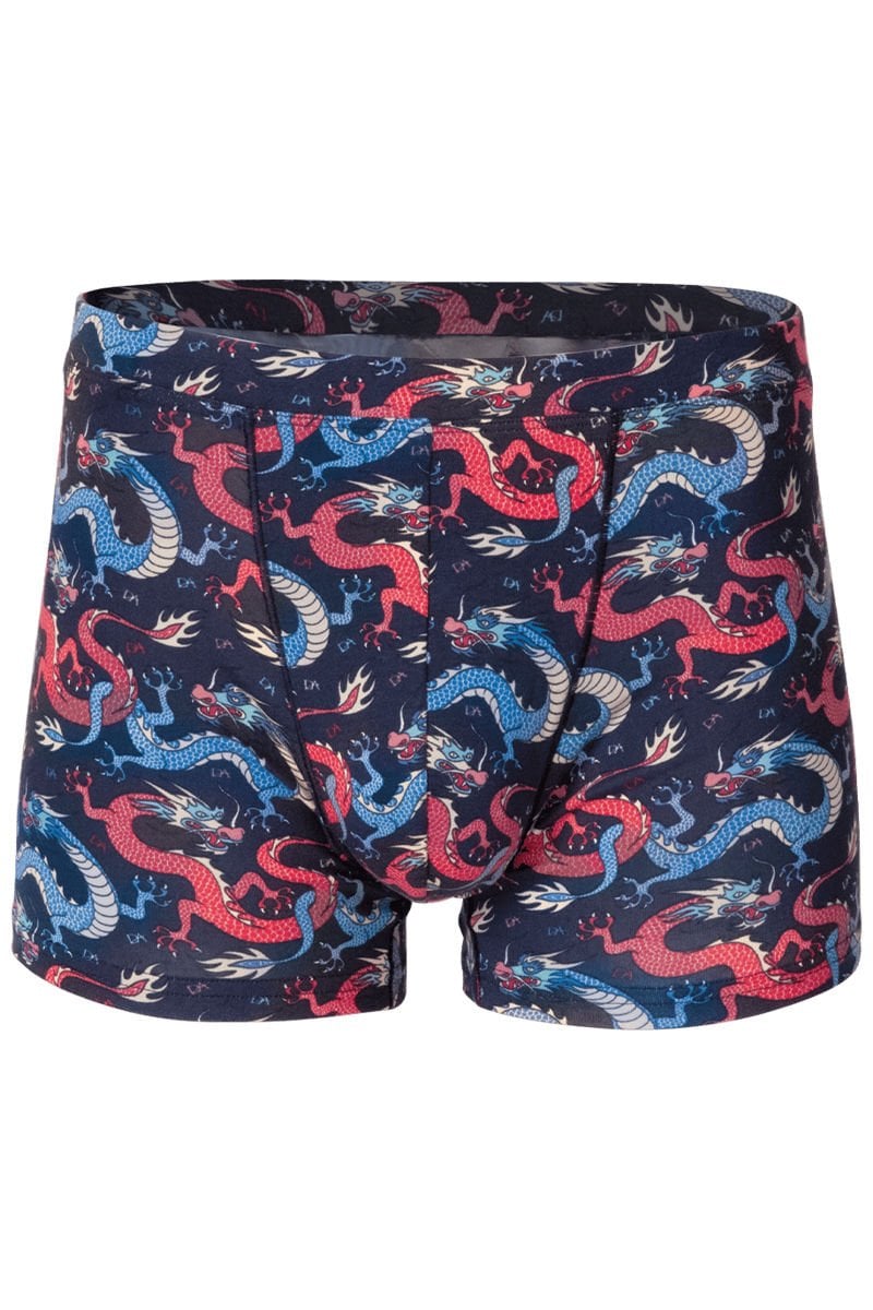 DOREANSE Erkek Renkli Ejderha Desenli Boxer 1857