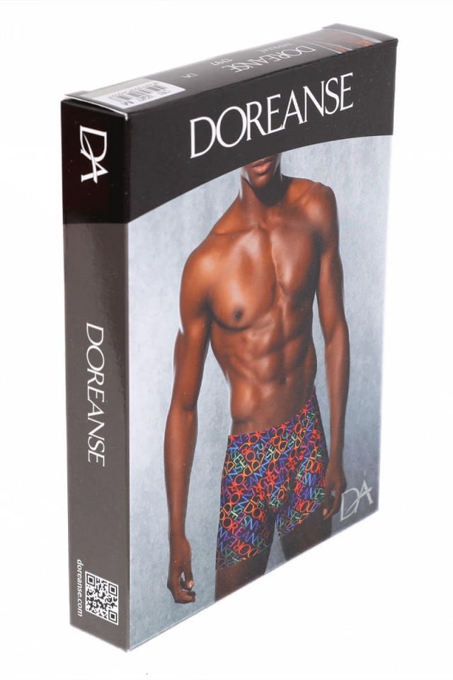 DOREANSE Erkek Modal Çok Renkli Baskılı Boxer 1797