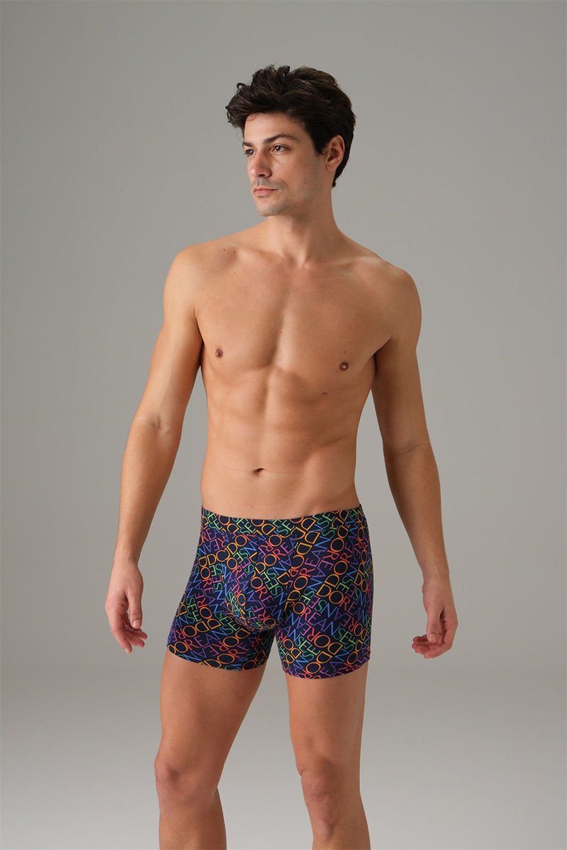 DOREANSE Erkek Modal Çok Renkli Baskılı Boxer 1797