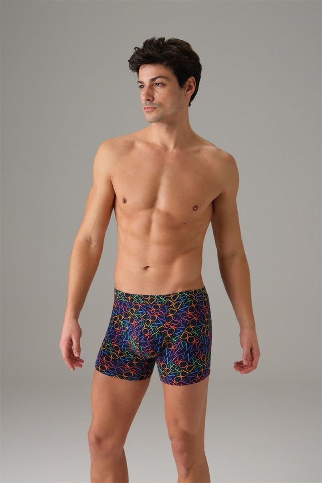 DOREANSE Erkek Modal Çok Renkli Baskılı Boxer 1797