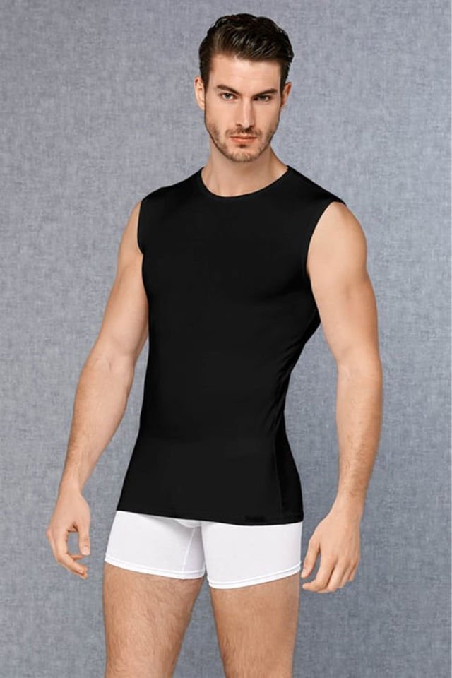 Doreanse Erkek Modal Yuvarlak Yaka Sıfır Kol T Shirt 2235